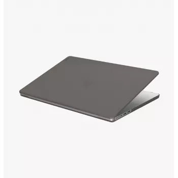 UNIQ Claro coque rigide pour MacBook Air 13 pouces M2 2022 / M3 2024 / M4 2025 / M5 2026, gris fumé