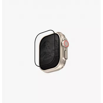 Protecteur d'écran UNIQ Optix Vivid en verre trempé transparent pour Apple Watch Ultra 49 mm avec applicateur