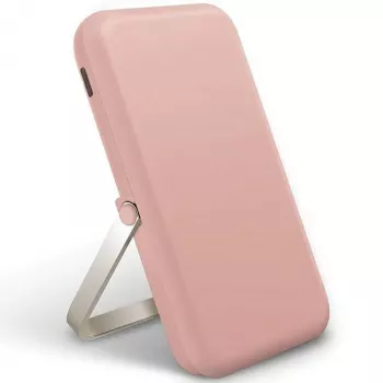 UNIQ Hoveo Batterie externe 5000mAh USB-C 20W PD Fast Charge sans fil magnétique Blush Pink