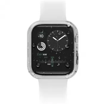 Coque de protection UNIQ Nautic pour Apple Watch Series 7/8/9 45 mm, transparent/transparent