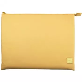 Housse d'ordinateur portable UNIQ Lyon 14 pouces jaune canari imperméable RPET