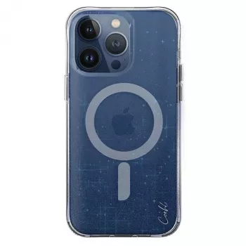 UNIQ Coehl Lumino Coque pour iPhone 15 Pro Max 6,7 inch à charge magnétique Prussian Blue