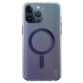 Coque magnétique UNIQ Coehl Dazze pour iPhone 15 Pro Max 6,7 pouces, Azure Blue