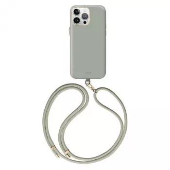 Coque UNIQ Coehl Creme pour iPhone 15 Pro Max 6,7 pouces à chargement magnétique Soft Sage