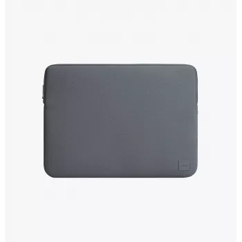 Housse d'ordinateur portable UNIQ Cyprus 16 pouces noir onyx en néoprène résistant à l'eau