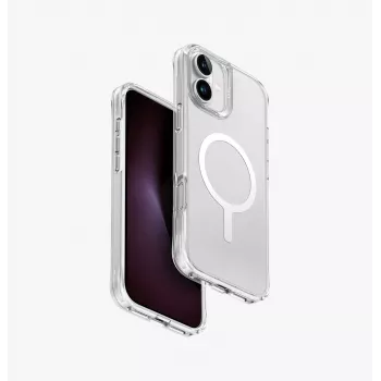 Coque UNIQ LifePro Xtreme pour iPhone 16 Plus 6,7 pouces charge MagClick transparent givré