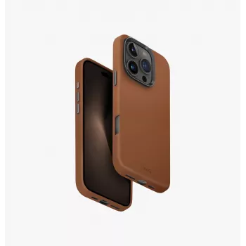 Coque de chargement UNIQ Lyden MagClick pour iPhone 16 Pro 6,3 pouces, Dallas Black