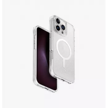 Coque UNIQ LifePro Xtreme charge MagClick pour iPhone 16 Pro Max 6,9 pouces transparente/Tinsel Lucent