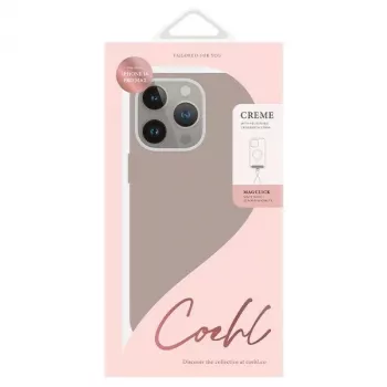 Coque UNIQ Coehl Creme charge magnétique pour iPhone 16 Pro Max 6,9 pouces gris taupe
