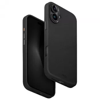Coque de chargement UNIQ Lyden MagClick pour Apple iPhone 16 Plus 6,7 pouces, Dallas Black