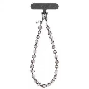 Dragonne universelle pour téléphone UNIQ Coehl Candy Gem argent scintillant