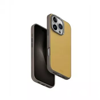 Coque UNIQ Lyden DS charge MagClick pour Apple iPhone 16 Pro 6,3 pouces jaune-gris