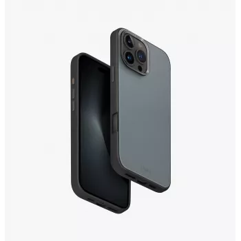 Coque UNIQ Lyden DS pour iPhone 16 Pro Max 6,9 pouces avec chargement MagClick, Washed Blue-Black