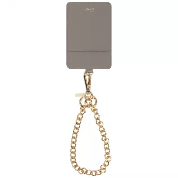 Cordon de téléphone universel 3-en-1 UNIQ Coehl Caryne avec porte-cartes - Pebble
