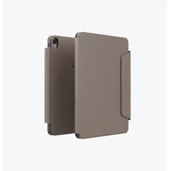 Coque détachable rotative 360 magnétique UNIQ Rovus Snapmount pour iPad 11 A16 (2025) / iPad 10.9 10e génération (2022) grise