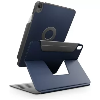 Coque amovible rotative à 360° magnétique UNIQ Rovus Snapmount pour iPad Air 11 M2 2024 / M3 2025 / M4 2026 / iPad Air 10.9 (2022/2020) Navy Blue