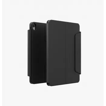 Coque détachable rotative 360 magnétique UNIQ Rovus Snapmount pour iPad Air 13 M2/M3 (2024/2025) noire