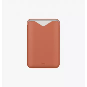 Portefeuille-support magnétique UNIQ Lyden Evo pour téléphone, terracotta