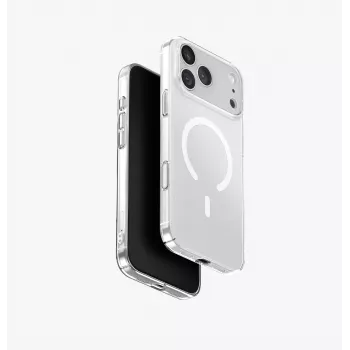 UNIQ Airsuit Coque pour iPhone 17 Pro Max MagClick Charging Noire