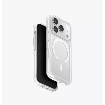 UNIQ Combat Coque pour iPhone 17 Pro Magclick Charging Blanche