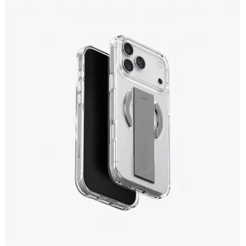 UNIQ Heldro Air Coque pour iPhone 17 Pro Max avec MagClick Charging, Transparente