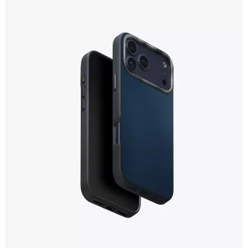 UNIQ Lyden DS Coque pour iPhone 17 Pro Max MagClick Charging Bleu/Noir