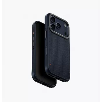 UNIQ Keva Coque pour iPhone 17 Pro MagClick Charging Bleue