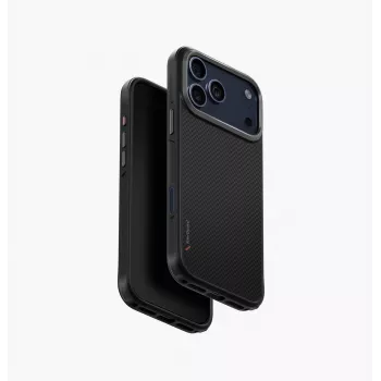 UNIQ Keva Coque pour iPhone 17 Pro Max MagClick Charging Noire