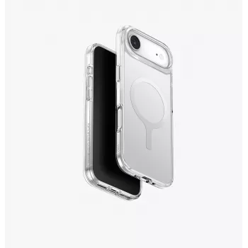Coque UNIQ Clario pour iPhone Air avec chargement Magclick, transparente