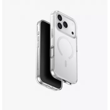 Coque UNIQ Clario pour iPhone 17 Pro Magclick Charging transparente