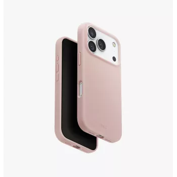 Coque UNIQ Lino pour iPhone 17 Pro MagClick Charging rose