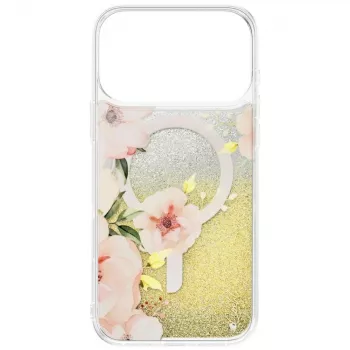 Coque UNIQ Coehl Fleurette pour iPhone 17 Pro Max, chargement magnétique
