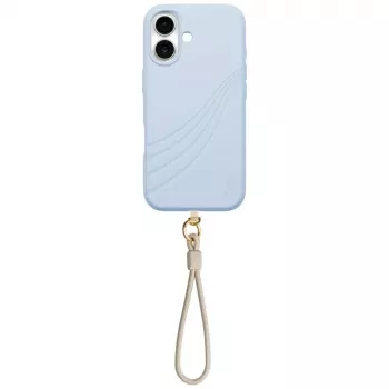 Coque UNIQ Coehl Serina pour iPhone 17, chargement magnétique, bleue