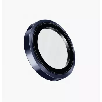 Protection d'objectif photo UNIQ Optix Prime pour iPhone 17 Pro / 17 Pro Max / 15 Pro / 15 Pro Max avec applicateur - Navy Blue