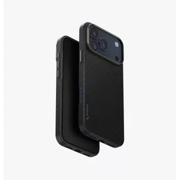 Coque UNIQ Keva EDGE pour iPhone 17 Pro Max MagClick Charging noire