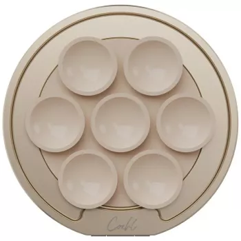 Support de voiture magnétique avec miroir et ventouse UNIQ Coehl Luna, Sand