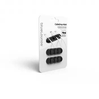 Organiseur de câbles Bluelounge CableDrop Multi noir
