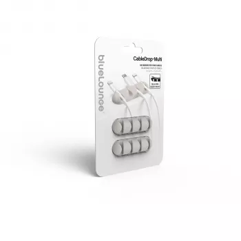 Organiseur de câbles Bluelounge CableDrop Multi blanc