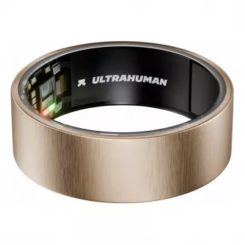 ULTRAHUMAN Ring Air - bague connectée pour femmes et hommes - suivi du sommeil et de la forme - fréquence cardiaque - bague connectée Rose Gold taille 12