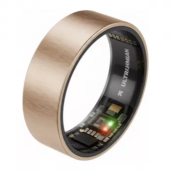 ULTRAHUMAN Ring Air - bague connectée pour hommes et femmes - suivi du sommeil et de la forme - fréquence cardiaque - bague connectée Rose Gold taille 11