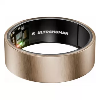 ULTRAHUMAN Ring Air - bague connectée pour femmes et hommes - suivi du sommeil et de la forme - fréquence cardiaque - bague connectée Rose Gold taille 10