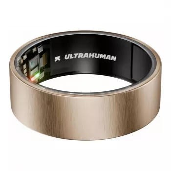 ULTRAHUMAN Ring Air - bague connectée pour hommes et femmes - suivi du sommeil et de la forme - fréquence cardiaque - bague connectée Rose Gold taille 9