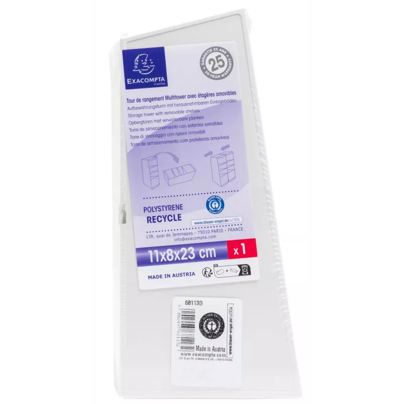 Exacompta AutentiK Multitower Porte-stylos Blanc