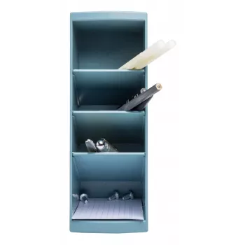 Exacompta AutentiK Multitower Porte-stylos Bleu-Gris