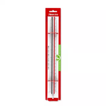 Règle triangulaire profil D ARISTO blanche 30 cm (AR23703EB)