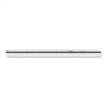 Règle triangulaire profil D ARISTO blanche 30 cm (AR23703EB)