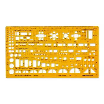ARISTO Pochoir combiné d'architecture AR5061