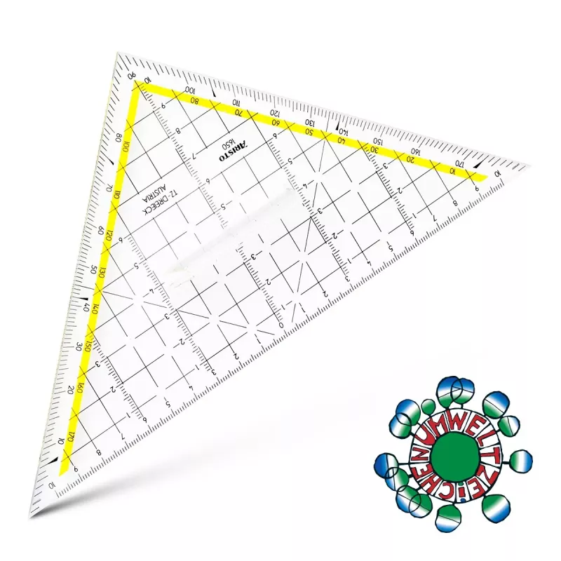 ARISTO Équerre de géométrie 22,5 cm