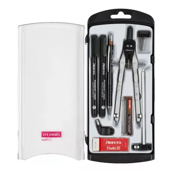 ARISTO GEO-TEC Drawing Compass Black (AR80078)