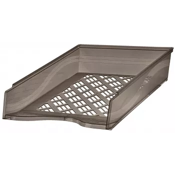 Corbeille à courrier Bene gris transparent DIN C4